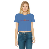 INTIMATE TICKLES Cropped Raw Edge T-Shirt